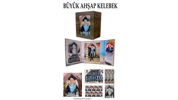 Büyük Ahşap Kelebek Albüm